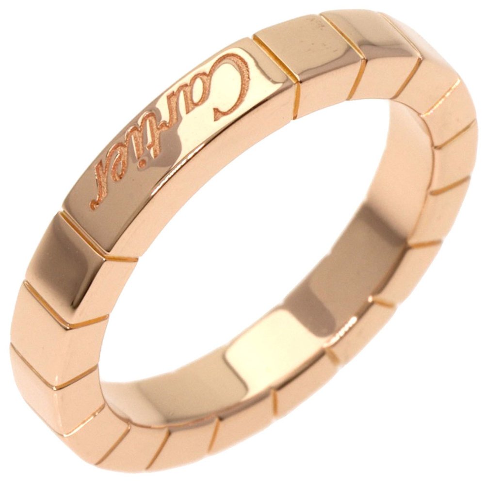 CARTIER Vintage Lanières Ring 18k Rose Gold #48 (US Size: 4.5) - Picture 2 of 6